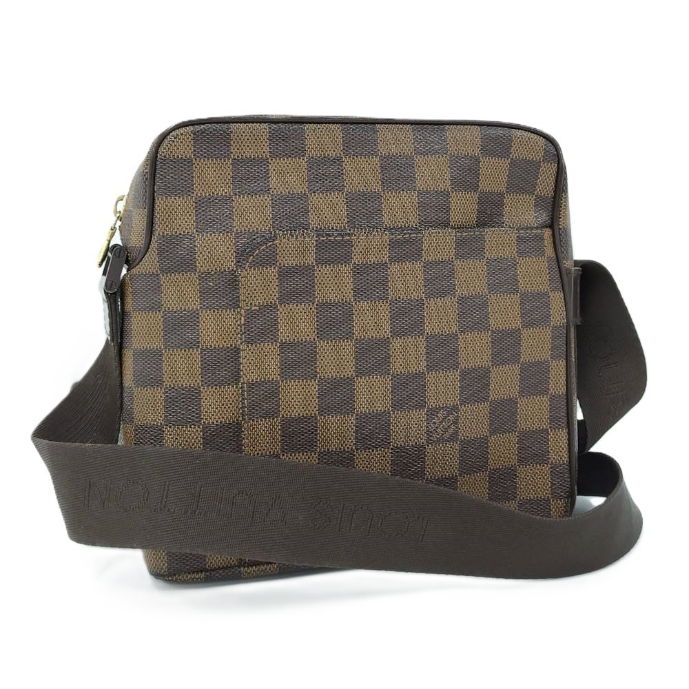 Louis Vuitton Olaf Shoulder Bag Damier Ebene Brown